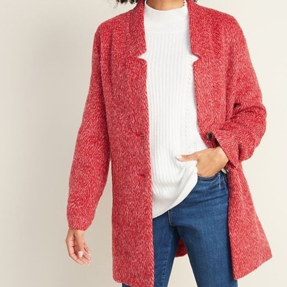 Old Navy Relaxed Textured Cardi Coat For Women